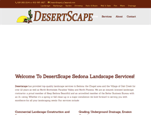 Tablet Screenshot of desertscapesedona.com